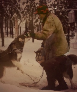 Pi Kennedy with Dogs